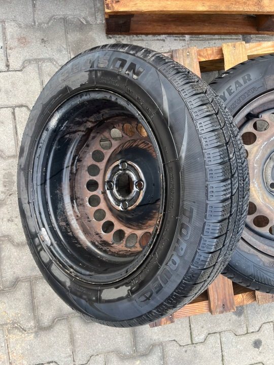 Колесо штампованный диск шина зимняя 185/65R15 R15 4x108 4x комплект ОРИГИНАЛ EUR, фото 11