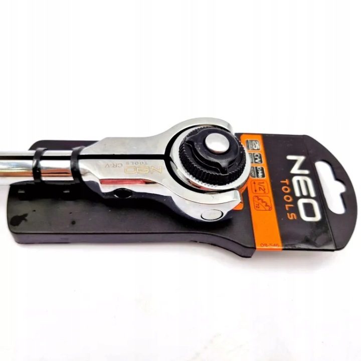 Трещотка NEO 1/2" 360 градусов 72 зубья rękojeść dwukomponentowa 08-546, фото 2