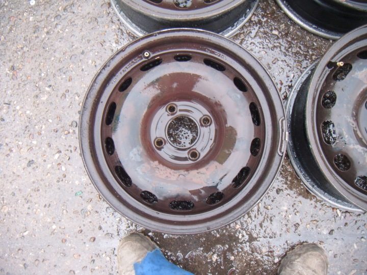 4× Штампованный диск CITROEN 6.5" x 15" 4x108, фото 4