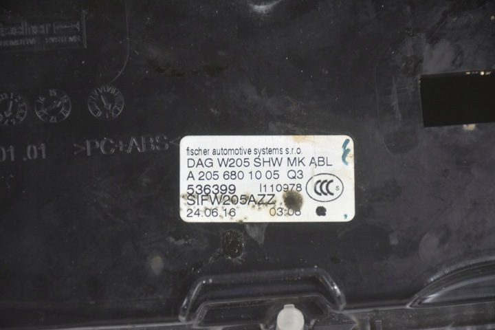 ПАНЕЛЬ ЦЕНТРАЛЬНЫЙ ТОННЕЛЬ БАРДАЧОК MERCEDES C W205 A2056803805, фото 6
