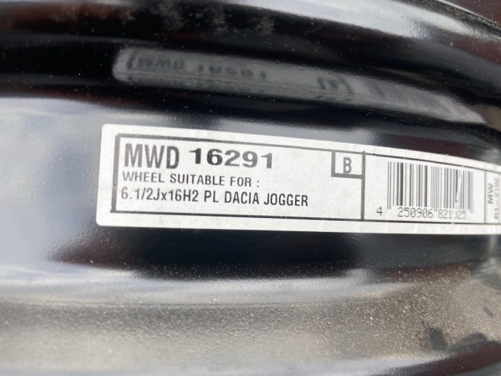Штампованный диск MWD MWD16291 / MW R1-2102 6.5" x 16" 4x100 ET 43, фото 9