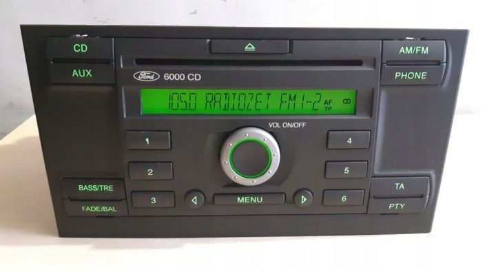 МАГНИТОЛА CD 6000 FORD MONDEO MK3 РЕСТАЙЛИНГ + КОД, фото 3