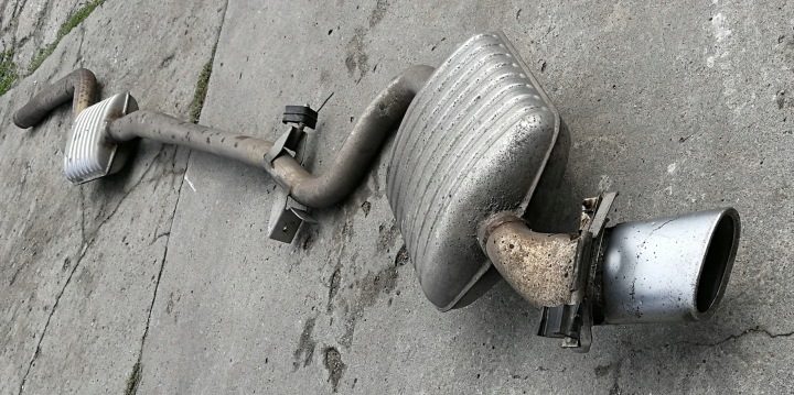 7793620 7793237 задний глушитель средний выхлопная труба BMW 3 E90 РЕСТАЙЛИНГ 2,0 дизель, фото 6