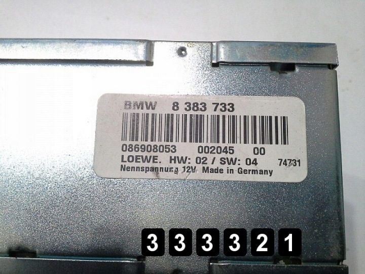 1996 BMW 7 серия ЭБУ 8383733, фото 2