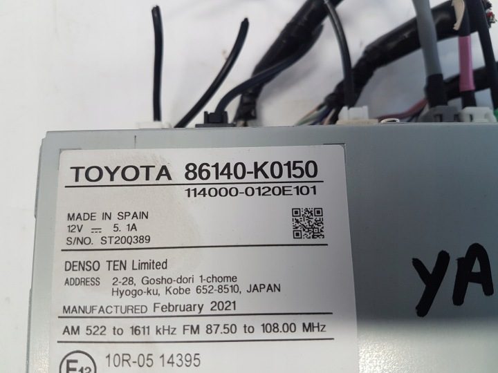 TOYOTA YARIS IV P21 экран магнитола навигация, фото 6