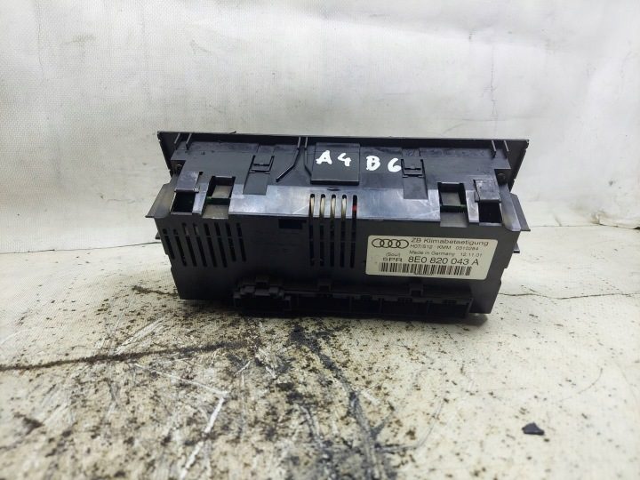 Блок управления климатом Audi A4 B6 8E 8H 8E0820043A, фото 4