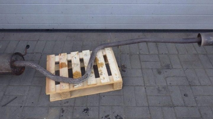 Задний глушитель средний труба Ford KA + III 1.2 т, фото 5