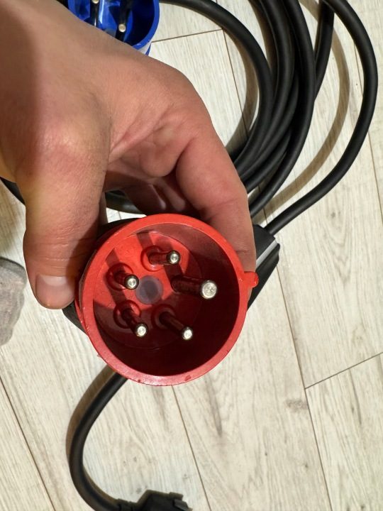 Кабель для зарядки UMC 1 2 Tesla 11 квт 3P 3 фазы комплект Adapterów, фото 8