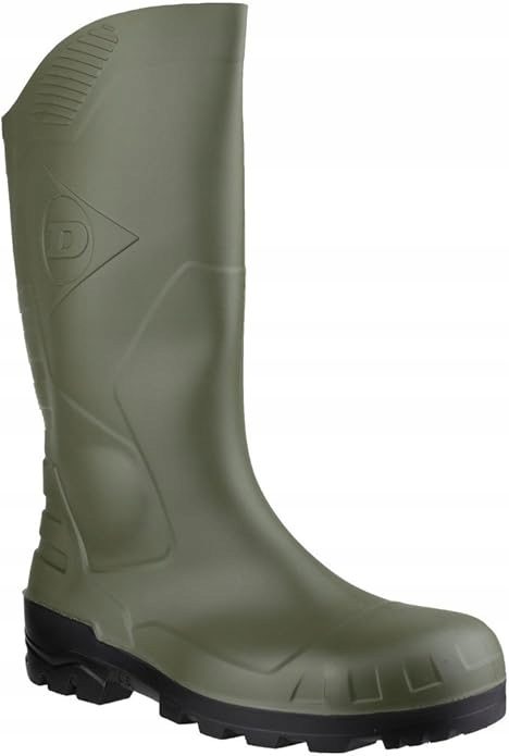 DUNLOP МУЖСКИЕ РЕЗИНОВЫЕ САПОГИ ВОДОНЕПРОНИЦАЕМЫЕ ЗЕЛЕНЫЕ РЕЗИНКА WSUWANE 43 1J1B, фото 1