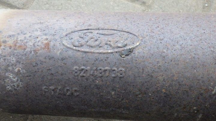 Задний глушитель средний труба Ford KA + III 1.2 т, фото 7
