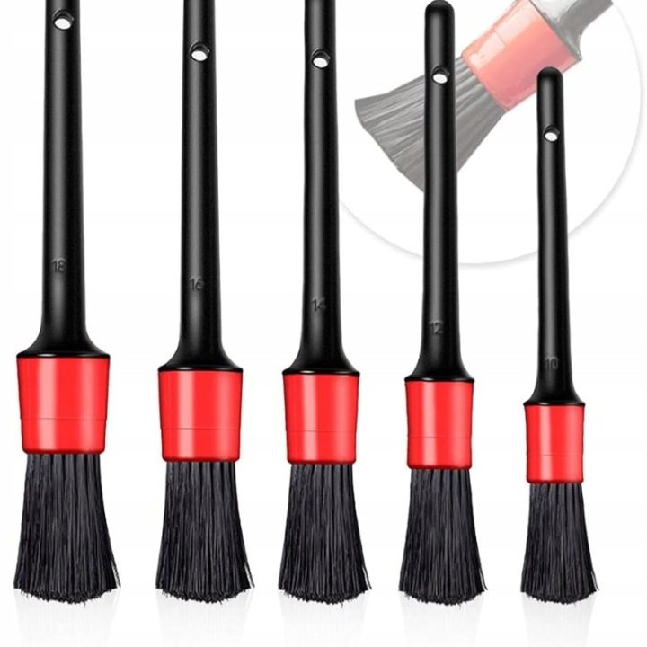 Комплект pędzli для авто detailingu очистки pędzel detailing brush 5 sztk, фото 4