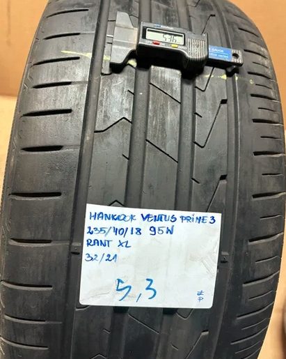 Шина летняя Hankook Ventus Prime3 K125 235/40R18 95 Вт защита диска, усилитель (XL), фото 4