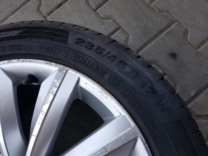 Литой диск VW PASSAT B7 CC 7.5" x 17" 5x112 ET 47, фото 5