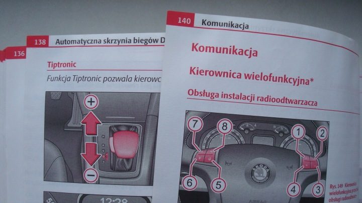 SKODA OCTAVIA II 2004-2008 Польша инструкция по эксплуатации Octavia 2007 г. kolorowa, фото 10