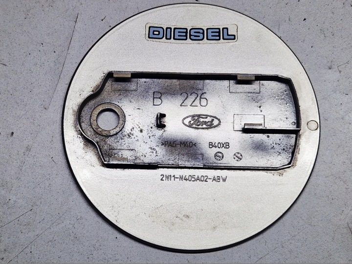 Ford OE 2N11-N405A02-ABW лючок горловины бензобака Oyster siler, фото 2