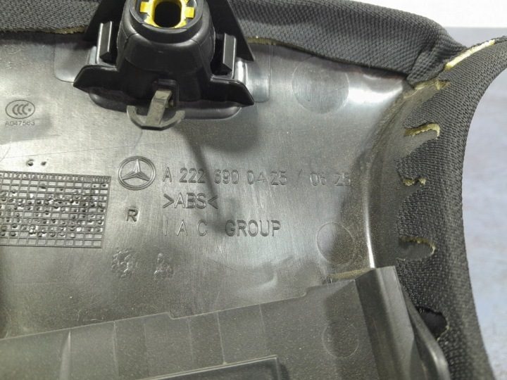 MERCEDES S W222 РЕСТАЙЛИНГ НАКЛАДКА СТОЙКИ B ПРАВАЯ ВЕРХНЯЯ A2226900425, фото 6