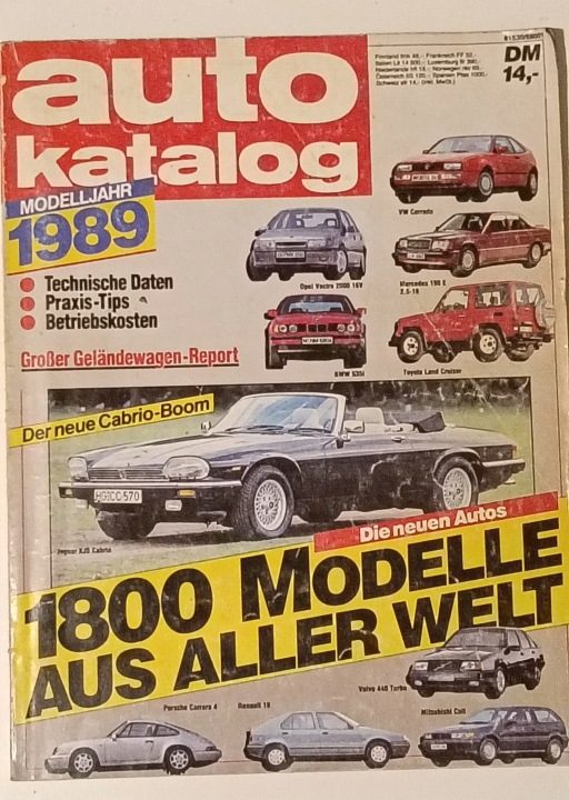 АВТО КАТАЛОГ - 1989 г., фото 1