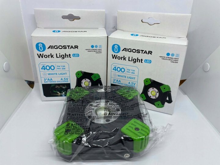 Фара рабочего света LED 3 x батареи AA 5W 400lm Zimna 6500K IP44, фото 1