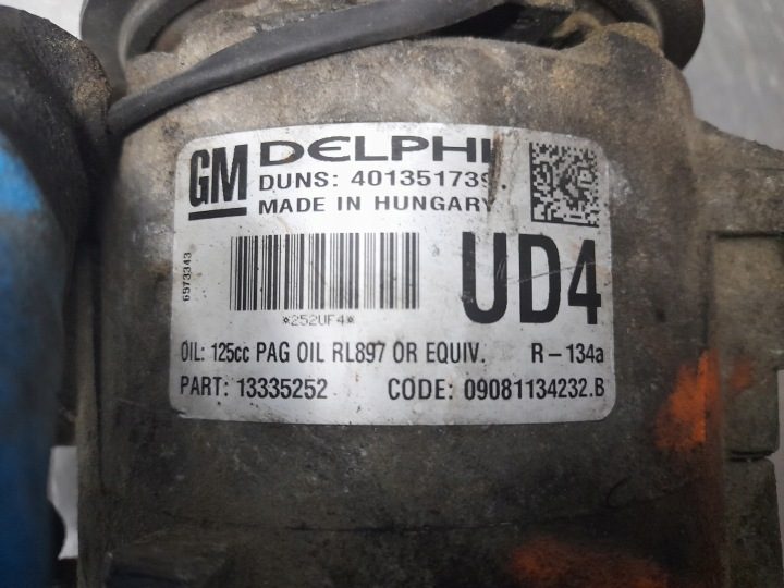 OPEL 2.0 CDTI КОМПРЕССОР КОНДИЦИОНЕРА 13335252, фото 6