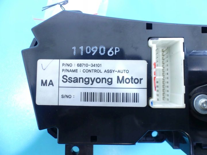 Блок управления климатом обдува SsangYong OE 68710-34101, фото 4