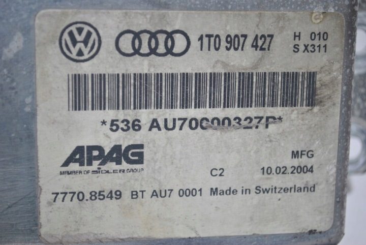 Блок управления коробки передач VW Touran 1T0907427 AU70000327P, фото 5