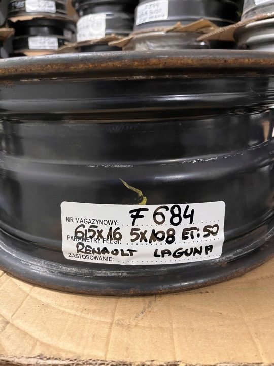 Штампованный диск Renault OE LAGUNA 6.5" x 16" 5x108 ET 50, фото 7