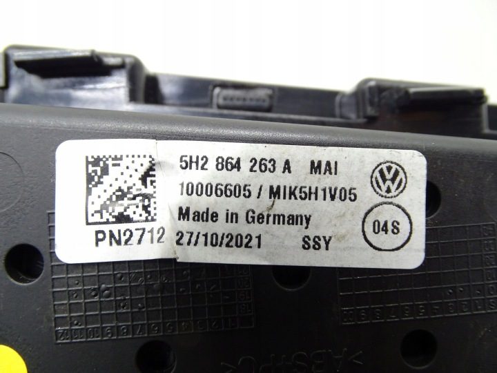 РАМКА РЫЧАГА ПЕРЕКЛЮЧЕНИЯ ПЕРЕДАЧ VOLKSWAGEN GOLF VIII 5H2864263A, фото 4