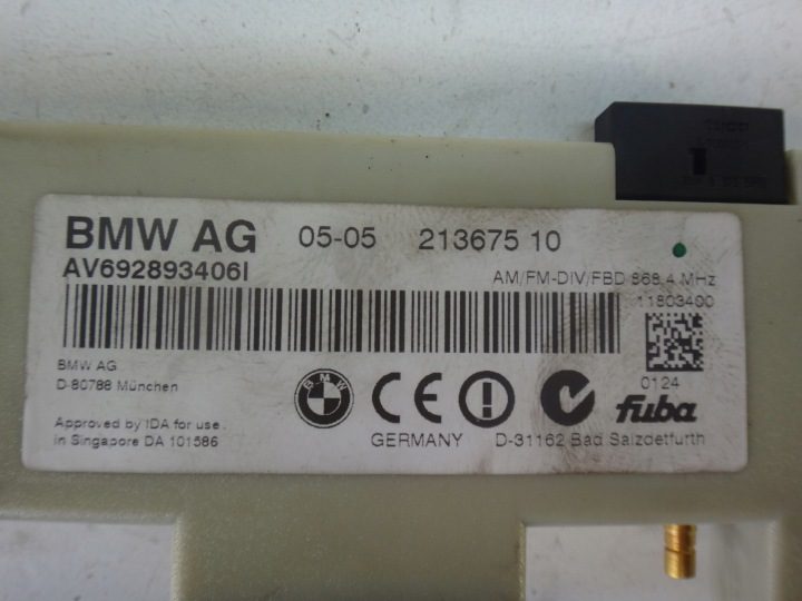 УСИЛИТЕЛЬ АНТЕННЫЙ DIVERSITY BMW E82 E90 E92, фото 2