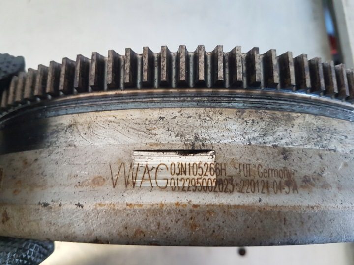 ДВУХМАССОВЫЙ МАХОВИК VW T6 CXE 4X4 03N105266H 20 тыс. км, фото 3