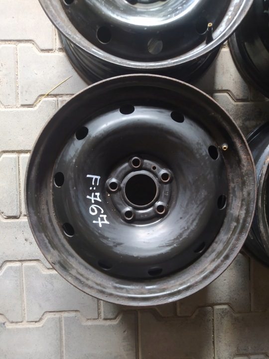 4× Штампованный диск Renault OE Renault Laguna Latitude 7.0" x 16" 5x114.3 ET 47, фото 5