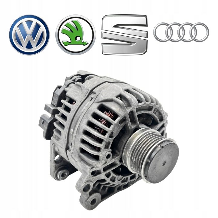 Генератор Audi A3 Seat Leon Skoda Fabia VW Crafter 2.0 2.5 TDI 06F903023D, фото 1