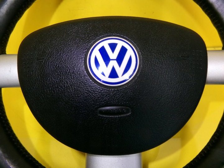 Руль кожаный с подушкой Volkswagen NEW Beetle 2001 1C0419091 NR139, фото 3