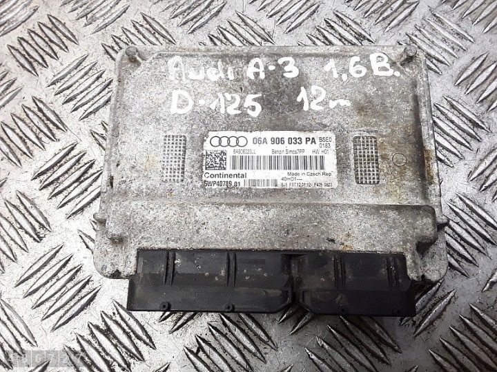 2012 Audi A3 ЭБУ 1600petrol 06a906033pa, фото 1