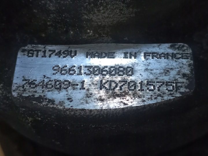 ТУРБИНА CITROEN PEUGEOT 9661306080 2.0 HDI, фото 4