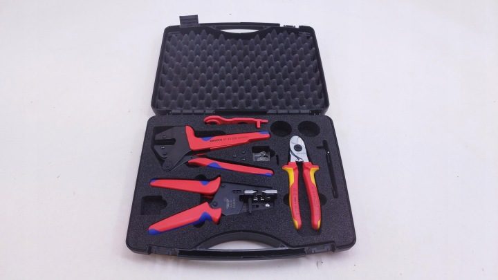 Кейс инструментальный с wyposażeniem 7-cz. fotowoltaika MC4 979104V02 KNIPEX, фото 2