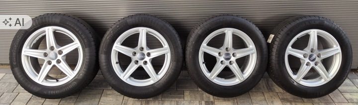 Диски Колеса Летние Audi A4 B8 B9 A6 C6 205/60 R16 92W Continental КАК НОВЫЕ, фото 2