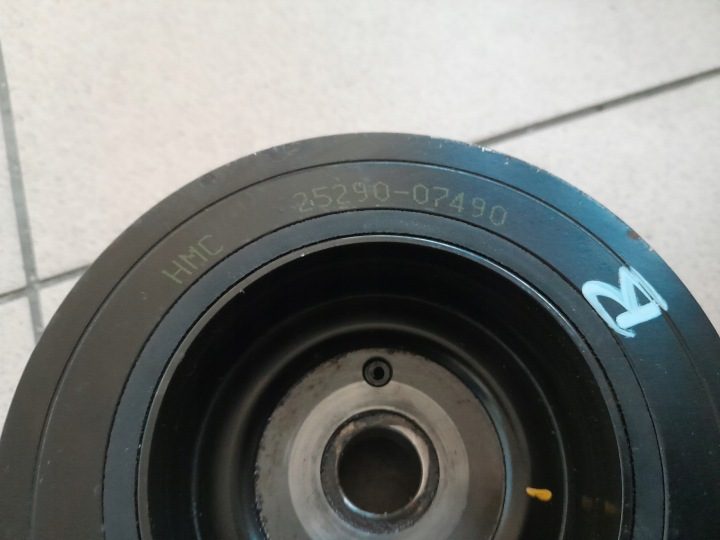 HYUNDAI I20 III 2020-22 1.0T 48V ШКИВ ВАЛА, фото 2