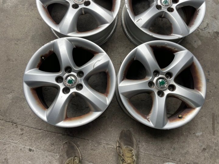 Литой диск Skoda OE 5J0601025A 6.0" x 15" 5x100 ET 43, фото 3
