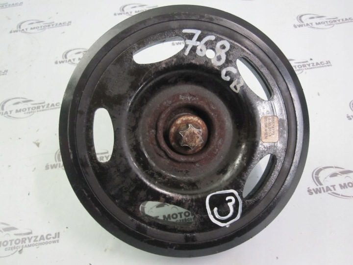 OPEL ADAM 1.4 бензин 13 г. A14XER 87 л.с. 146 тыс. км шкив вала 55574772, фото 1