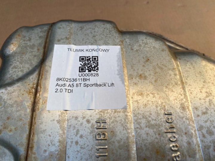 Audi A5 8T Выхлопная труба Глушители 8k0253611bh 14 л.с., фото 5