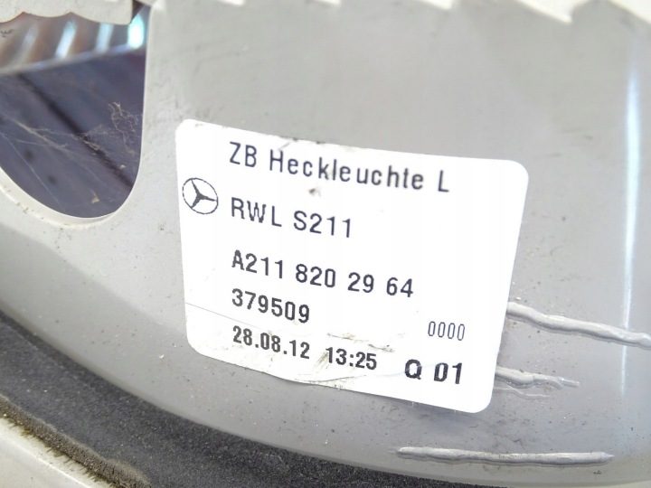 ФОНАРЬ ЛЕВЫЙ ЗАДНИЙ MERCEDES W211 УНИВЕРСАЛ РЕСТАЙЛИНГ A2118202964, фото 4