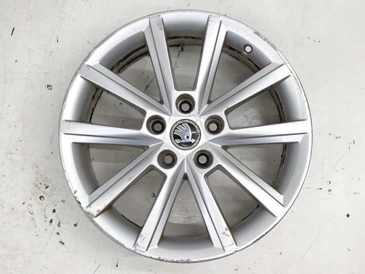 4× Диски колеса литые диски R17 Skoda Octavia III 5E 5X112 7J ET49 5E0601025E, фото 2