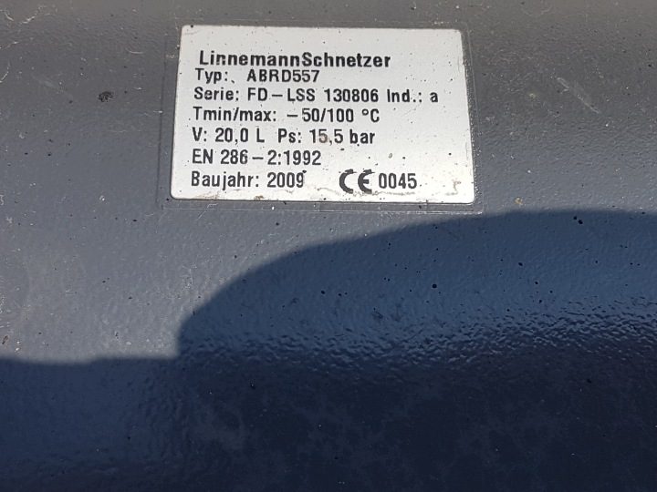 Бак ресивер 20L. DAF 45 55 LF Euro 5 ABRD557, фото 3