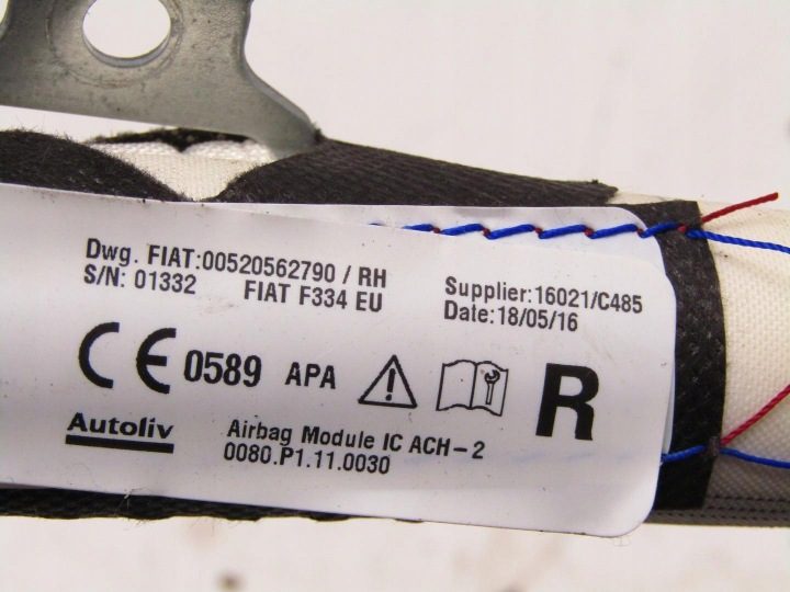 Шторка безопасности Fiat OE 00520562790, фото 3