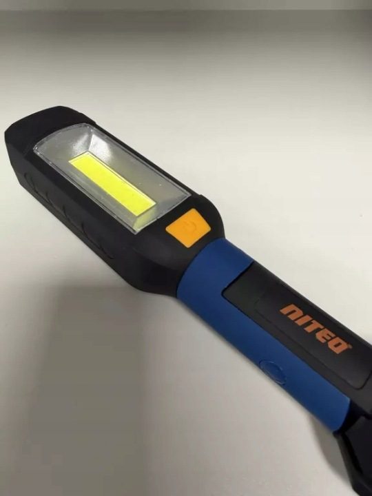Фонарик гаражный LED аккумулятор Li-Ion USB-C магнит крюк BMWL0246, фото 7