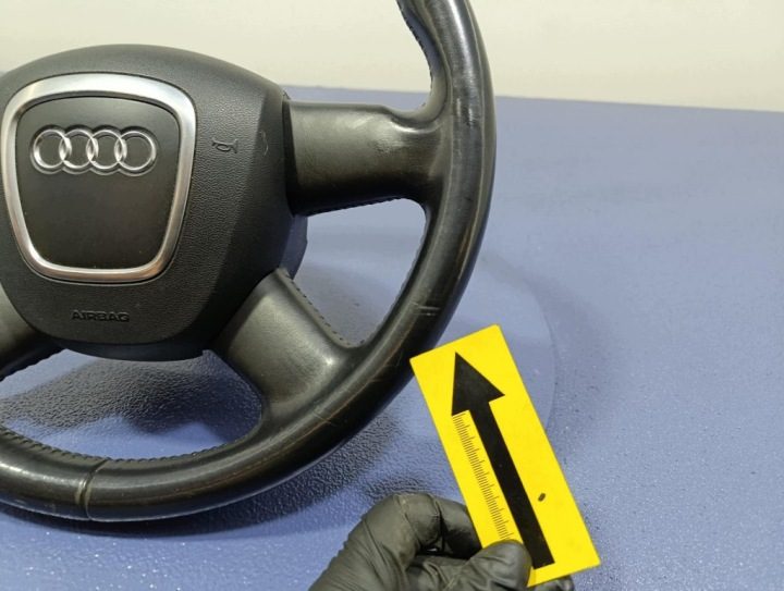 Audi A3 8P рестайлинг 05-08 руль кожаный подушка безопасности 8P0419091CD, фото 8