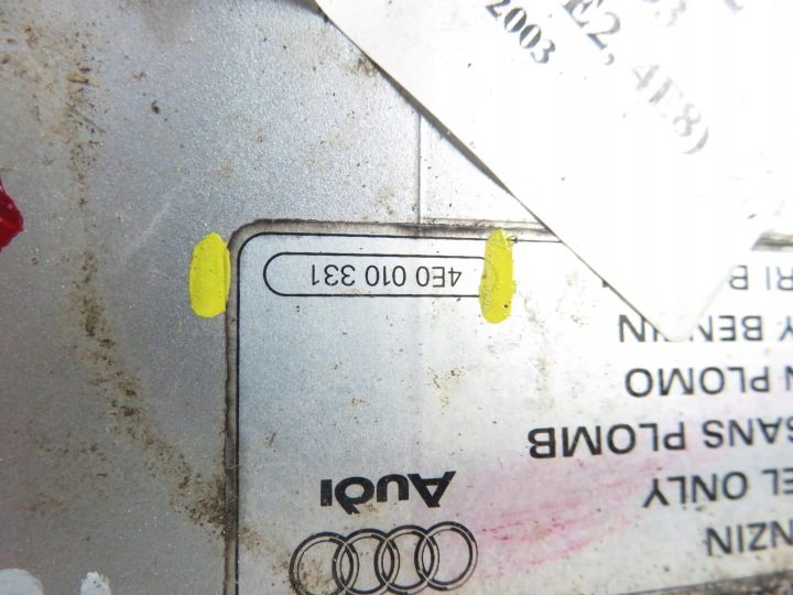 ЛЮЧОК ГОРЛОВИНЫ БЕНЗОБАКА AUDI A8 D3 4E0010331, фото 2