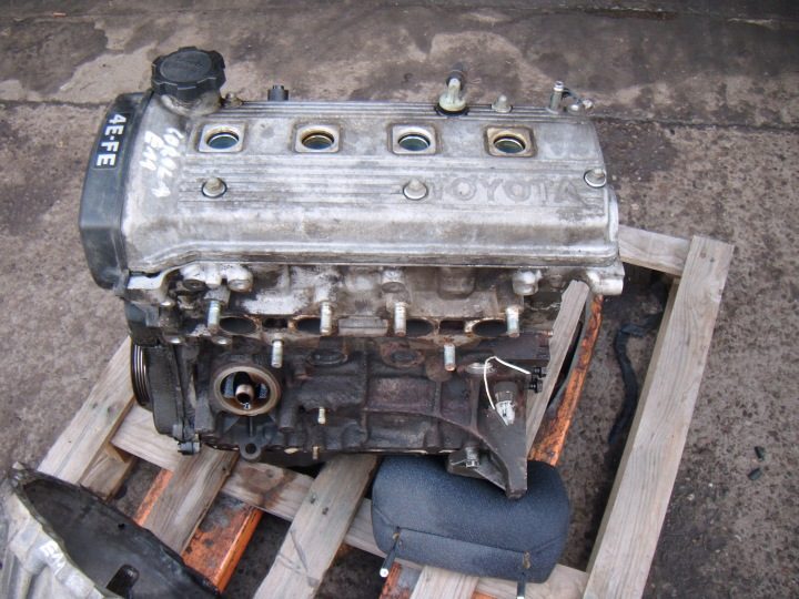 Toyota Corolla E11 97- 1.3 бензин двигатель без навесного 4EFE, фото 3