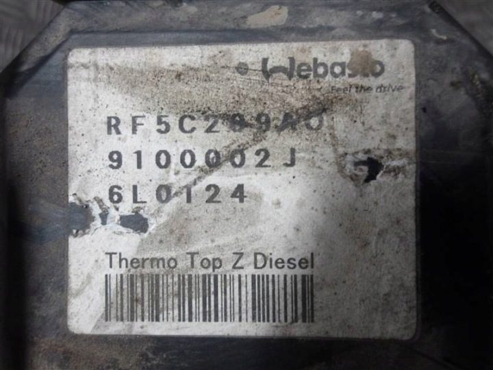 WEBASTO MAZDA 6 2.0 CITD THERMO TOP C 9000610J, фото 3