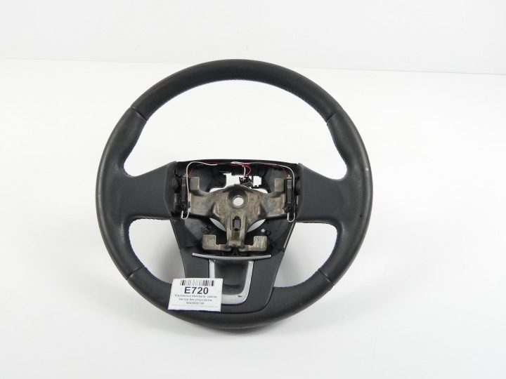 Руль кожаный черный версия без кнопок Renault Laguna III 07-15r., фото 1